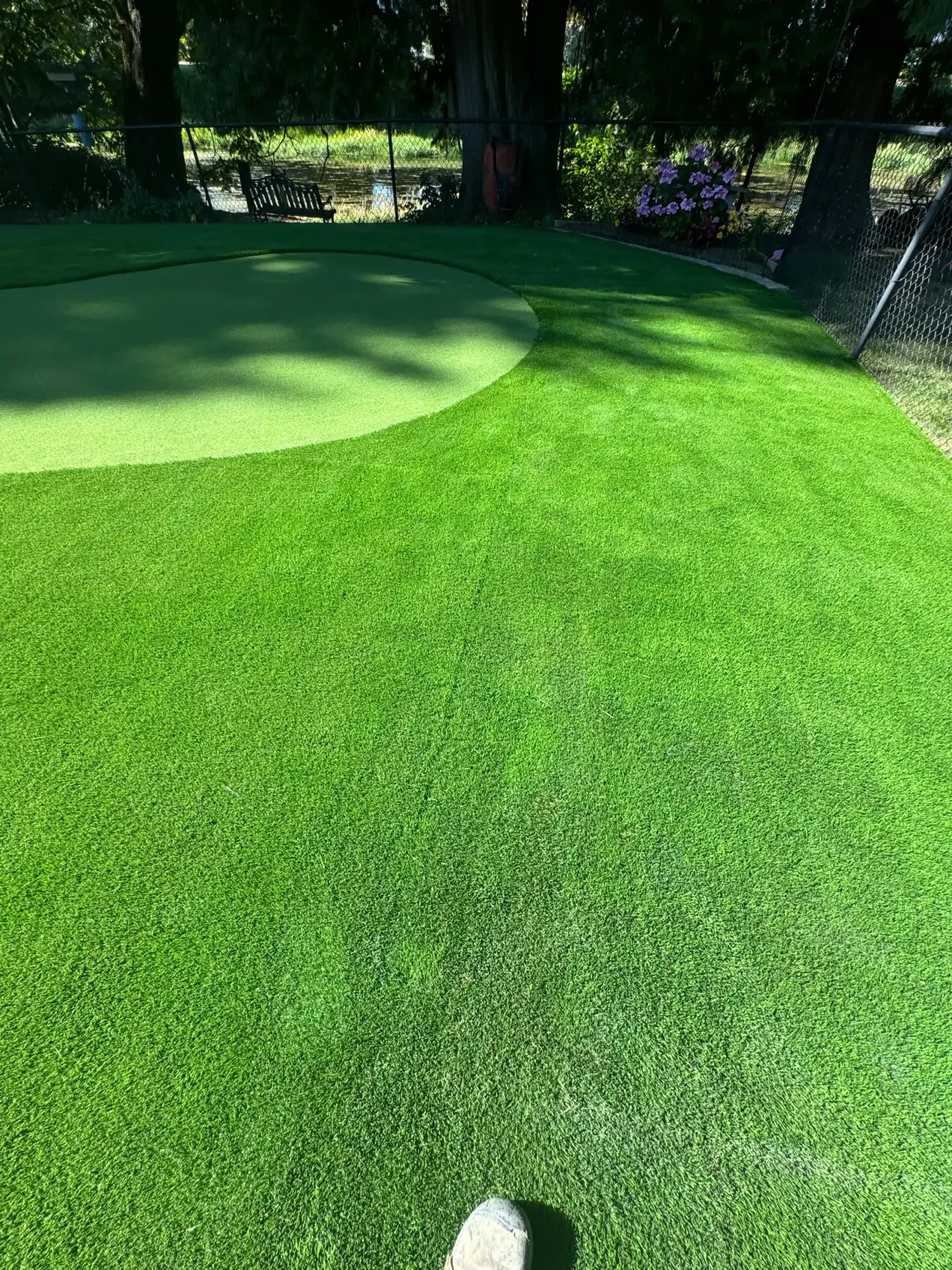 An artificial turf lawn as an alternative to sod