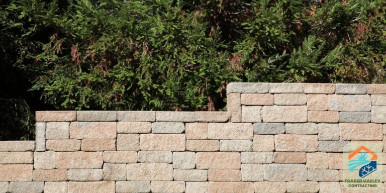 If your yard has a slope, you've probably thought about a retaining wall. Maybe there's erosion happening after a heavy rain. Maybe your backyard tiers down in a way that makes it hard to use. Maybe you've seen a neighbour's finished project and started wondering what yours could look like. In the Fraser Valley, retaining walls are one of the most practical hardscape investments a homeowner can make and one of the most misunderstood. Here's what you actually need to know before you start planning. What a Retaining Wall Does (And Why It Matters Here) A retaining wall holds back soil. That's the simple version. The fuller version is that it reshapes how your property functions, turning unusable slopes into flat, usable space, directing drainage where you want it, and protecting your foundation, driveway, or garden beds from the gradual effects of soil movement and erosion. In the Fraser Valley specifically, the combination of heavy rainfall, clay-heavy soils, and sloped terrain makes retaining walls more than an aesthetic choice. They're often structural necessities and building one without proper drainage planning can cause more problems than it solves. Choosing the Right Material Not all retaining walls are built the same, and the right material depends on your specific site, your aesthetic, and the scale of what you're trying to hold. Interlocking concrete blocks is the most common choice for residential projects across Chilliwack and Abbotsford. It's durable, cost-effective, and available in a range of styles that complement most homes. For walls under four feet, it's often the cleanest solution. Natural stone works well for homeowners who want a more organic look — particularly in yards with existing natural landscaping or garden features. It's heavier, more labour-intensive to install, but built right, it's exceptional. Poured concrete or concrete block is typically used for taller walls or situations that require engineered structural support. If your slope is significant or the wall will be near a structure, this is often where the conversation needs to go. Timber and wood-framed walls have their place for lighter applications, but in the Fraser Valley's wet climate, longevity becomes a real concern without proper treatment and drainage behind the wall. The Part Most Homeowners Overlook: Drainage Here's what separates a retaining wall that holds for twenty years from one that starts to lean or crack within five: drainage behind the wall. When water builds up in the soil behind a retaining wall, the pressure becomes enormous. Without proper drainage — typically crushed gravel backfill and perforated drainage pipe — that pressure transfers to the wall. Over time, that means movement, failure, or both. Every retaining wall Fraser Valley Contracting builds includes a drainage assessment. The topography around Chilliwack, Agassiz, and Hope means this isn't optional — it's standard practice. When Do You Actually Need One? A few signs your yard might benefit from a retaining wall: Soil is washing away or collecting at the base of a slope after rain You have a usable flat area that's undermined by erosion uphill from it Your driveway or garden beds are starting to shift or settle You want to terrace your yard to create more outdoor living space A slope is making landscaping difficult to maintain If any of these sound familiar, it's worth getting an assessment done before the problem gets bigger. What the Build Process Looks Like For most residential retaining wall projects in the Fraser Valley, the process starts with a site visit to assess the slope, soil type, existing drainage, and what you want the space to become. From there, we work with you on material selection and layout, handle the excavation and grading, install the drainage layer, and build the wall to spec. Depending on scope, most residential retaining walls can be completed within a week. If you're planning to add landscaping, a patio, or additional hardscaping features once the wall is in place, we can design the project with that end goal in mind from the start — so everything ties together cleanly. Ready to Start Planning? Retaining walls are one of those projects where doing it right the first time pays off for decades. If you're in Chilliwack, Abbotsford, Agassiz, or the surrounding Fraser Valley area and you're ready to talk through your project, our team is happy to walk your property and give you a clear picture of what's involved.