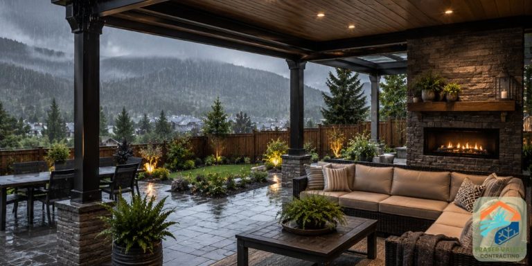Pergolas & covered patios for a rainy climate